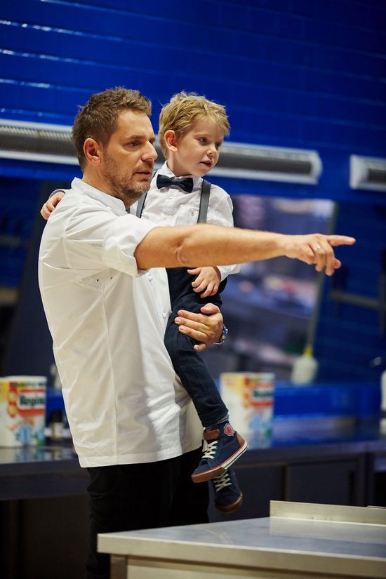 Modest Amaro zabrał synka do Hell's Kitchen (FOTO)