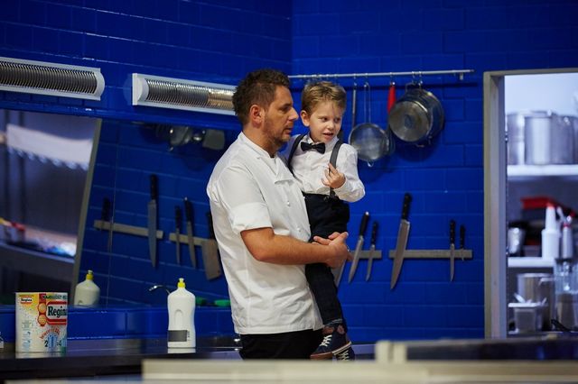 Modest Amaro zabrał synka do Hell's Kitchen (FOTO)