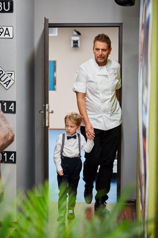 Modest Amaro zabrał synka do Hell's Kitchen (FOTO)