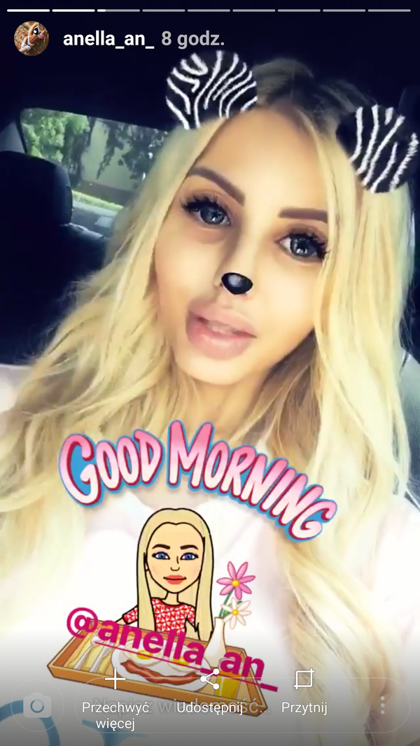 Anella, polska Barbie, chce zrobić sobie plastikową pupę! (Instagram)