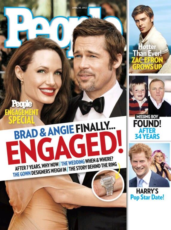 Angelina Jolie nie lubi swojego pierścionka zaręczynowego?