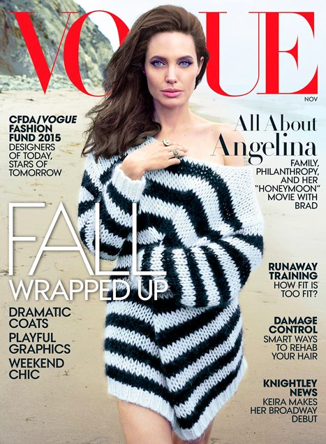 Angelina Jolie w Vogue: Mamy z Bradem swoje problemy (FOTO)