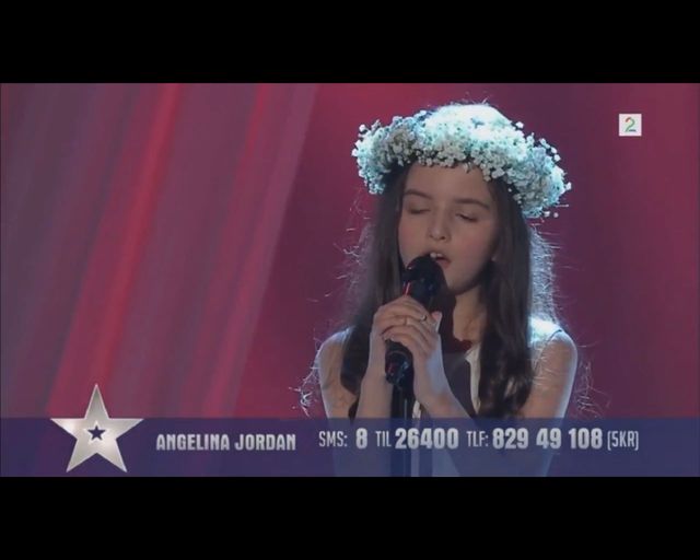 8-letnia Angelina Jordan w finale norweskiego Mam talent
