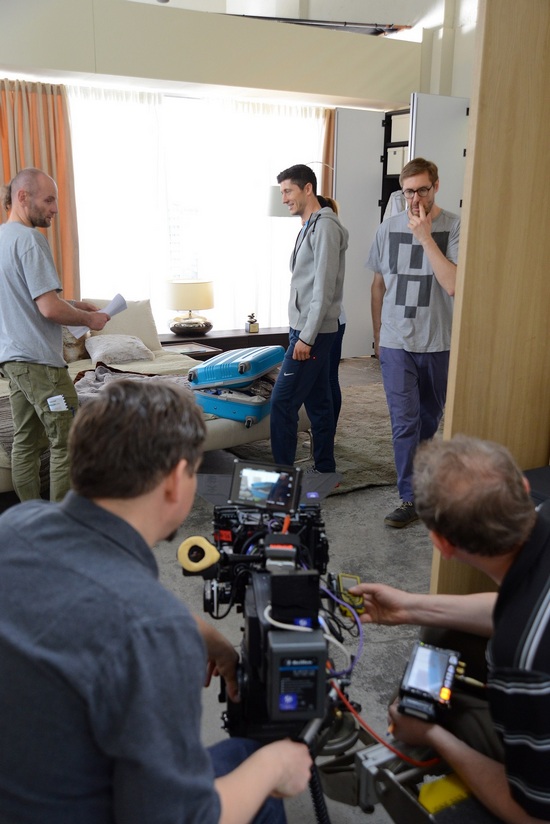 Anna i Robert Lewandowscy w T-Mobile