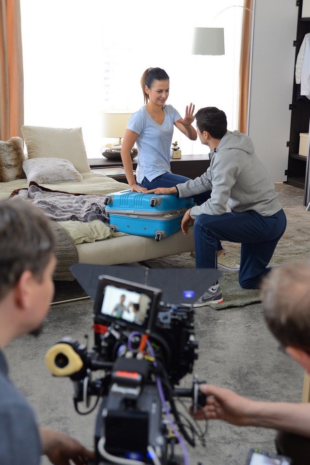 Anna i Robert Lewandowscy w T-Mobile