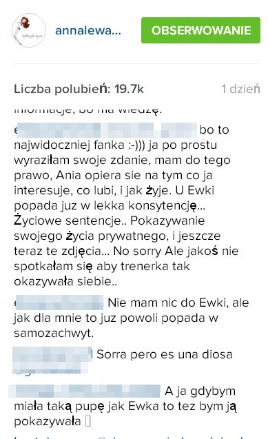 Fanki Lewandowskiej zniesmaczone... PUPĄ Chodakowskiej