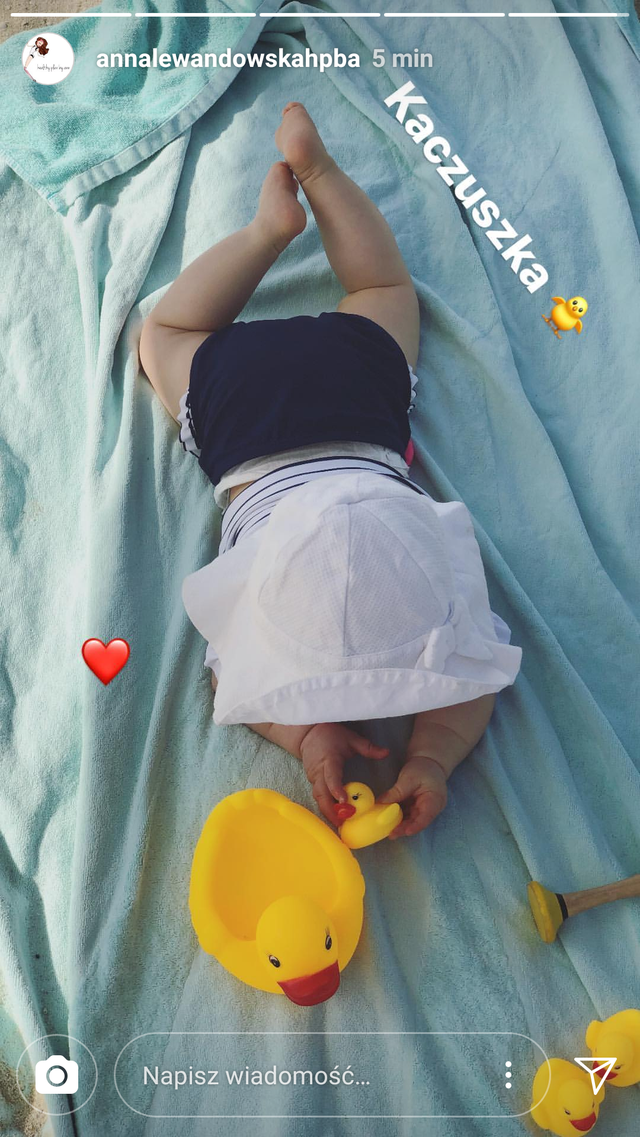 Lewandowscy z Klarą już w Dubaju (Instagram)