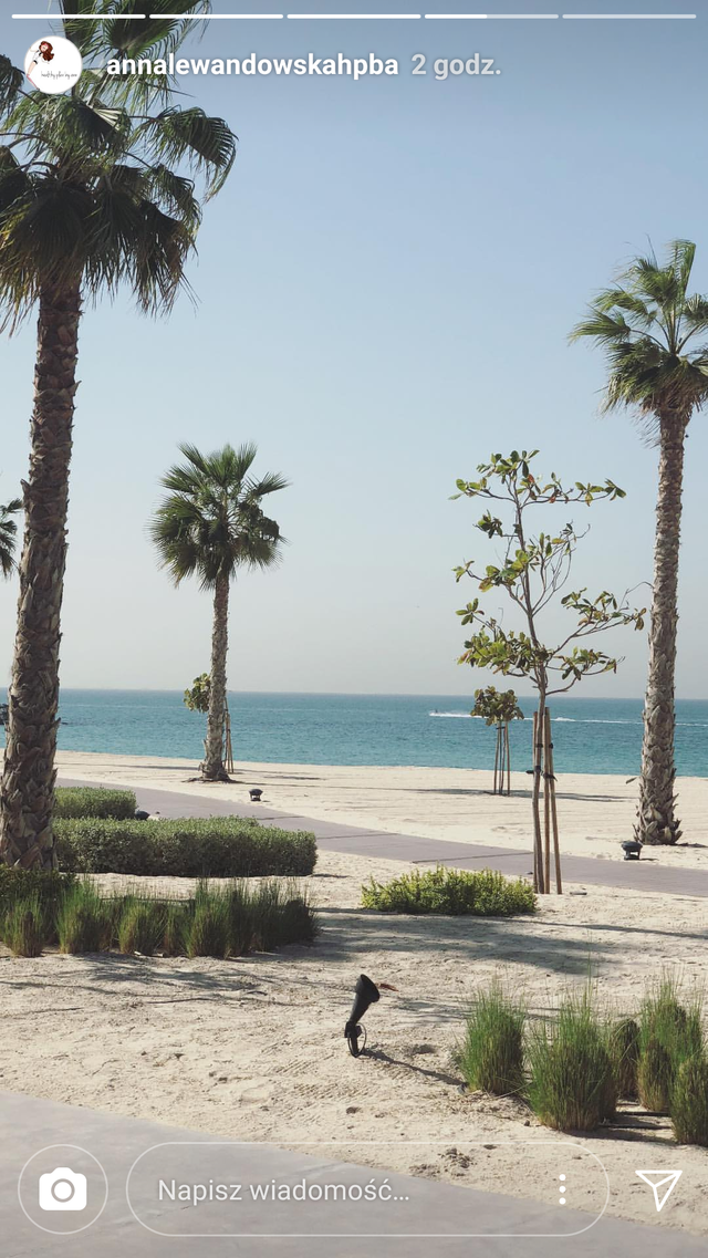 Lewandowscy z Klarą już w Dubaju (Instagram)