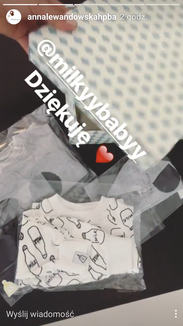 Kolory prezentów dla dziecka Lewandowskiej sugerują, że to będzie...