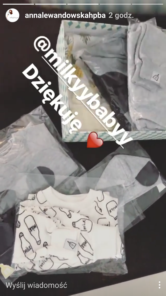 Kolory prezentów dla dziecka Lewandowskiej sugerują, że to będzie...