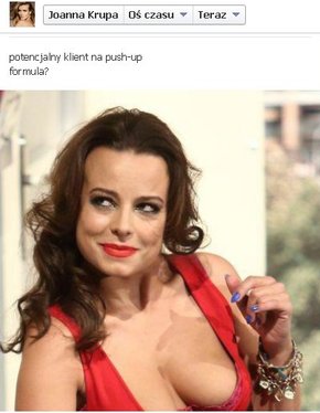 Krupa sugeruje, że Musze opadł biust