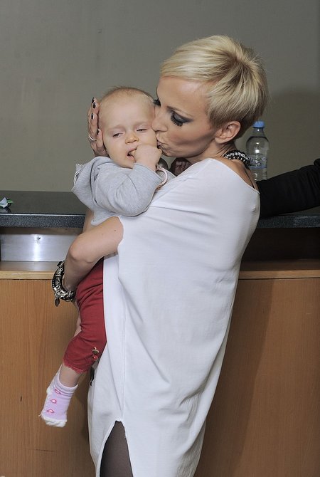 Wyszkoni z córeczką w Sopocie (FOTO)