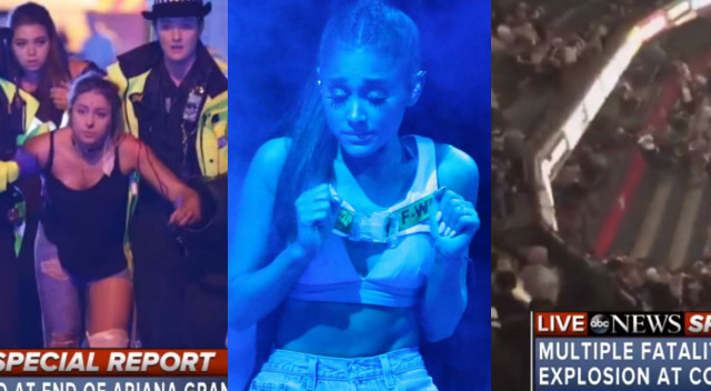 EKSPLOZJA na hali w Manchesterze po koncercie Ariany Grande