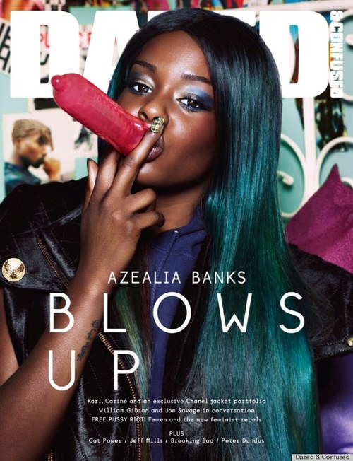 Azealia Banks pali kondoma jak cygaro (FOTO)