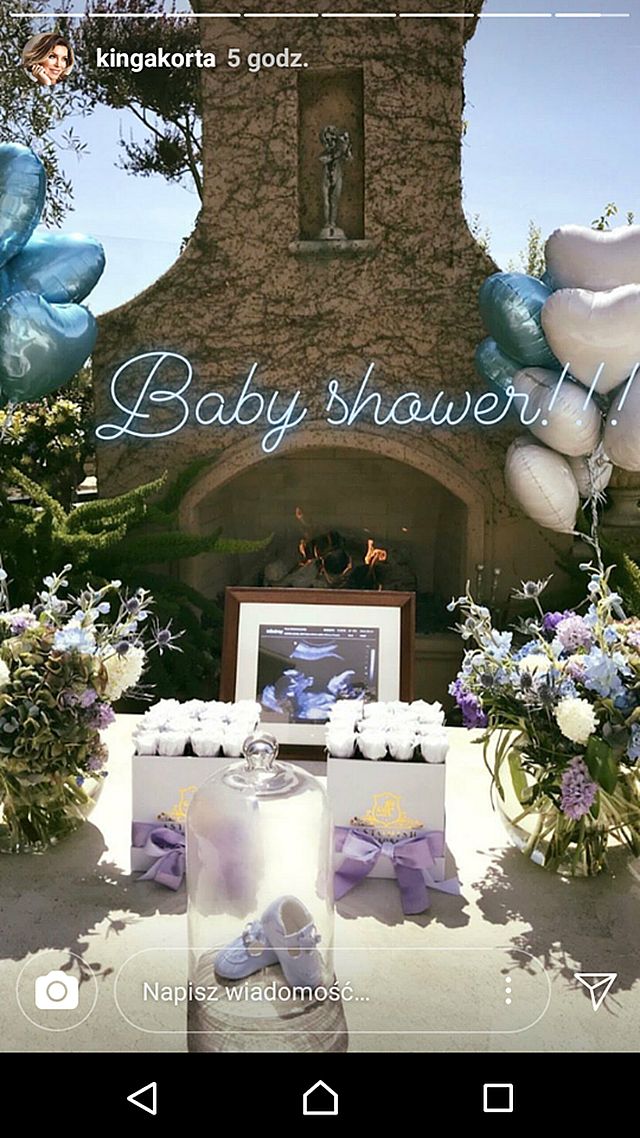 Kinka Korta wyprawiła baby shower niczym KARDASHIANKI (Instagram)