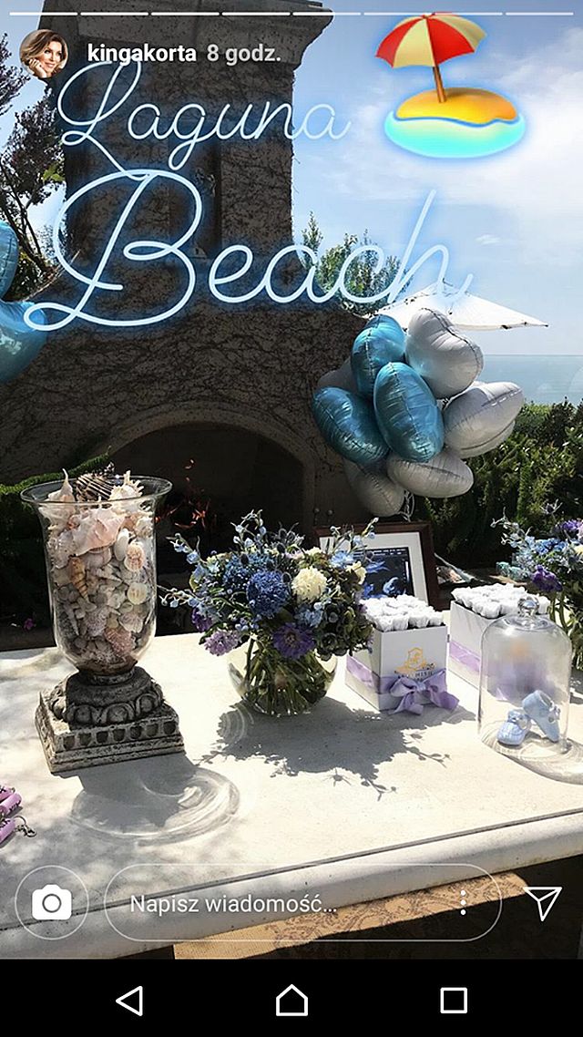 Kinka Korta wyprawiła baby shower niczym KARDASHIANKI (Instagram)