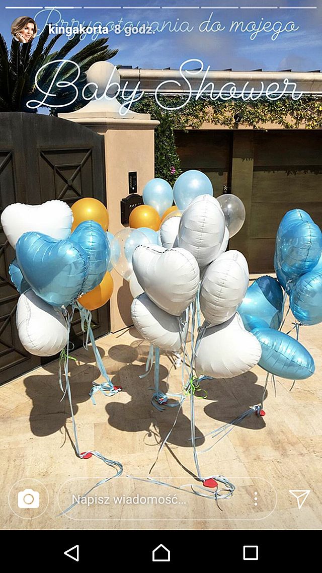 Kinka Korta wyprawiła baby shower niczym KARDASHIANKI (Instagram)