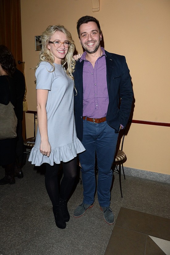 Basia Kurdej-Szatan z mężem na premierze sztuki (FOTO)