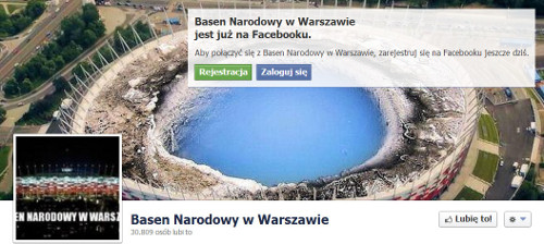 Stadion Narodowy ochrzczony Basenem Narodowym