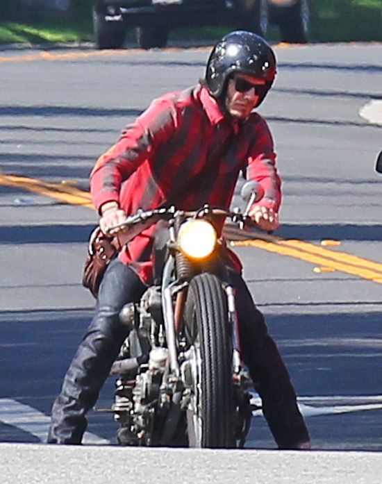 David Beckham na motocyklu (FOTO)