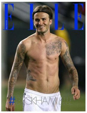 Seksowny i nagi David Beckham na okładce Elle?