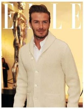Seksowny i nagi David Beckham na okładce Elle?