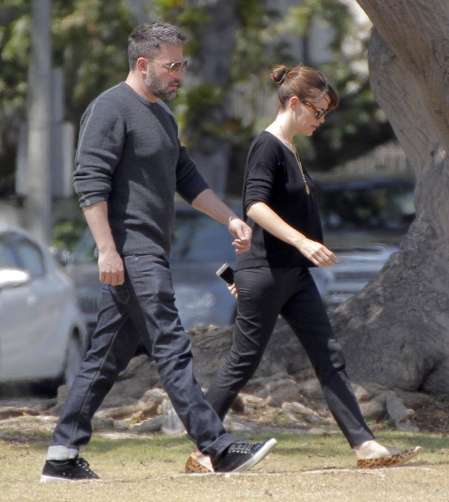  Affleck i Garner - widać, że związek się wypalił? (FOTO)