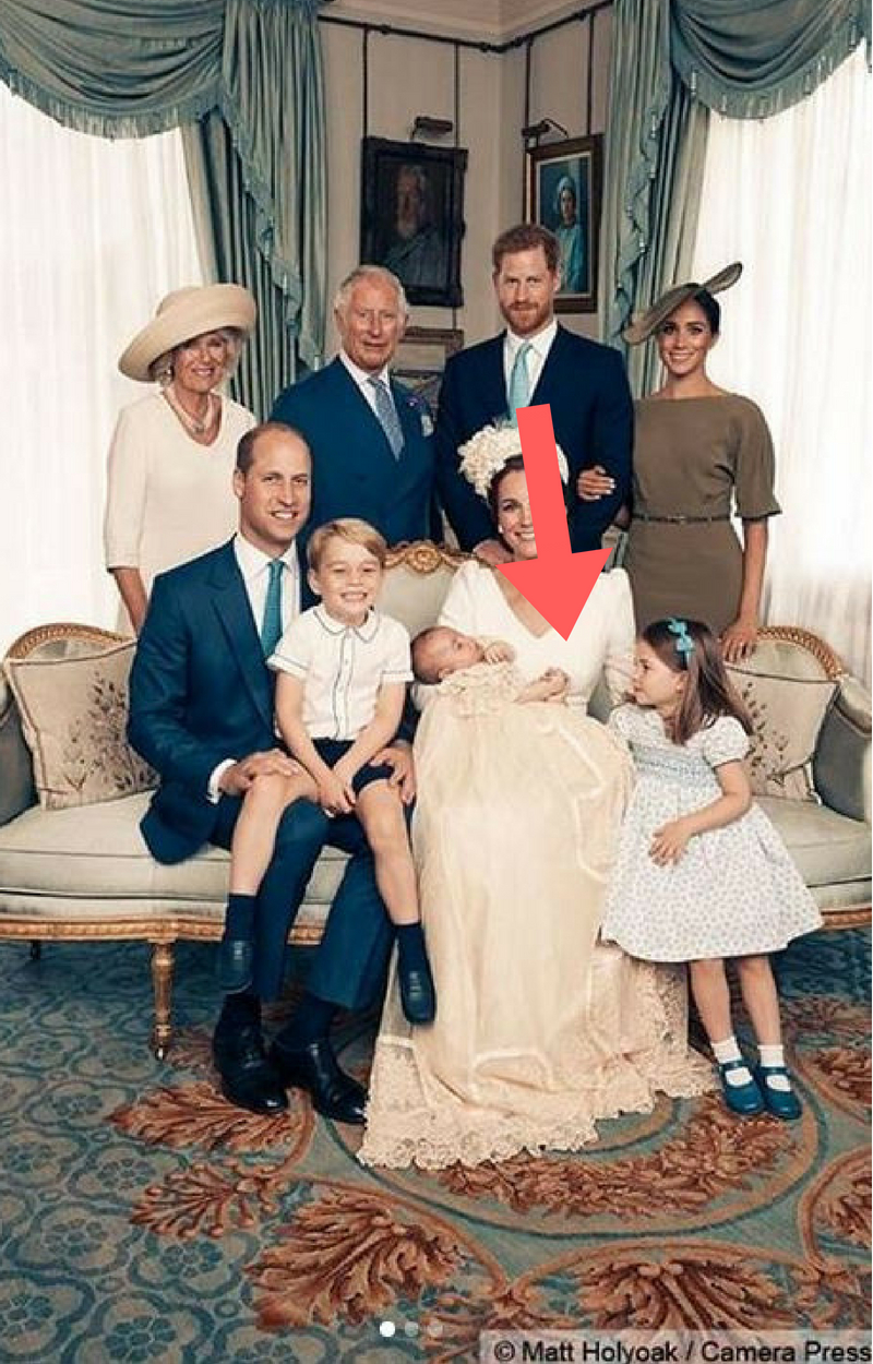 Uroczy GEST księżniczki Charlotte podczas chrztu księcia Luisa