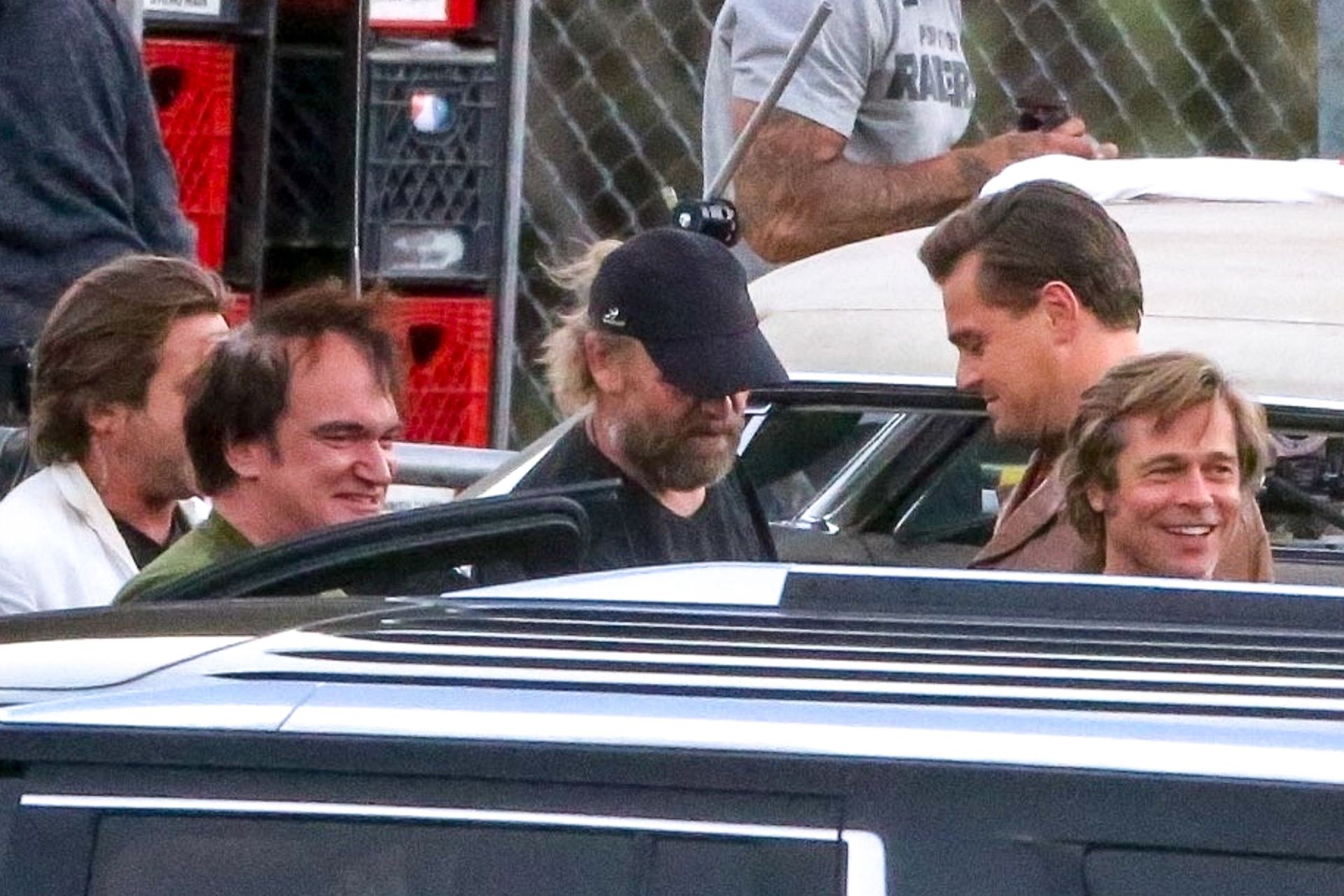 Pitt i DiCaprio na planie nowego filmu Quentina Tarantino (ZDJĘCIA)