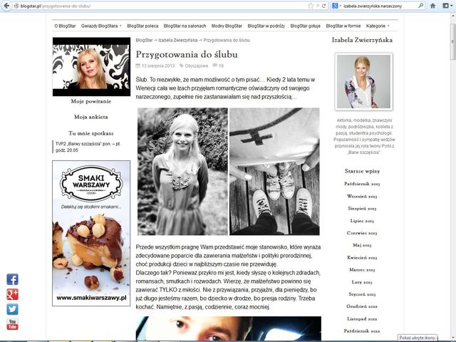 Iza Zwierzyńska wyszła za mąż! (FOTO+VIDEO)