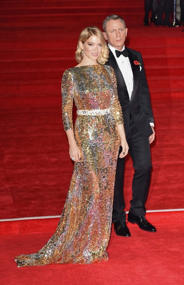 Bellucci, księżna Kate i Lea Seydoux na premierze Spectre 