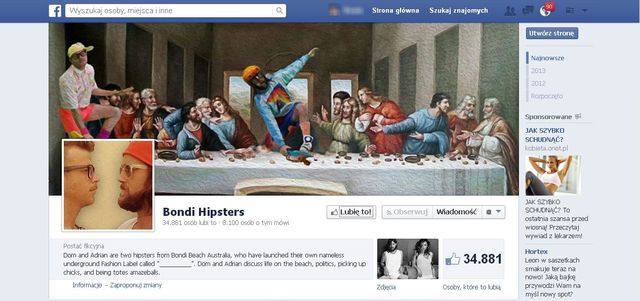 Bondi Hipsters zrobili sobie żarty z Mirandy Kerr 