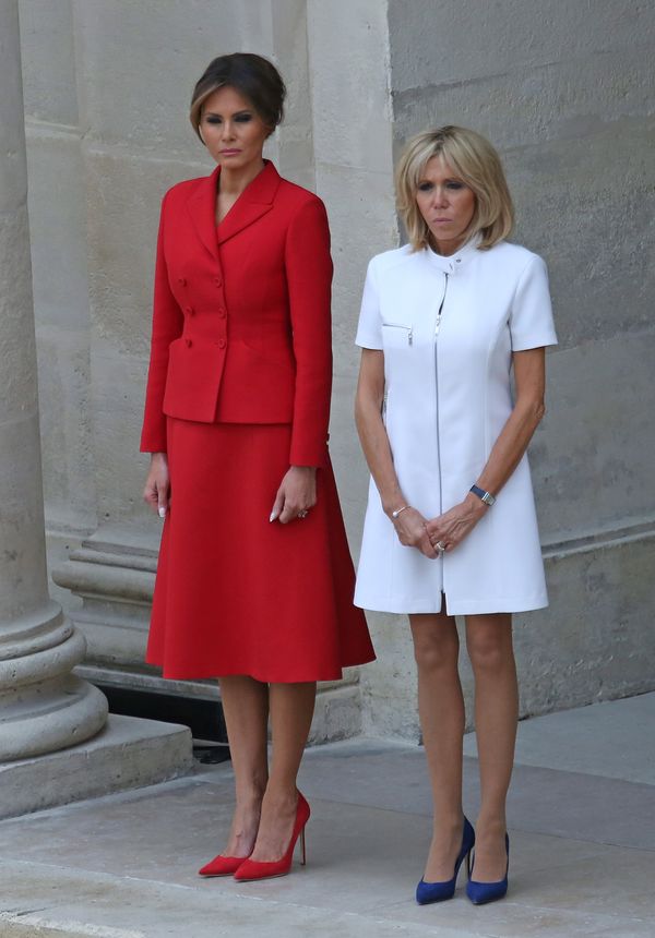 Brigitte Macron chciałaby być jak Melania Trump, ale jest POWAŻNY problem