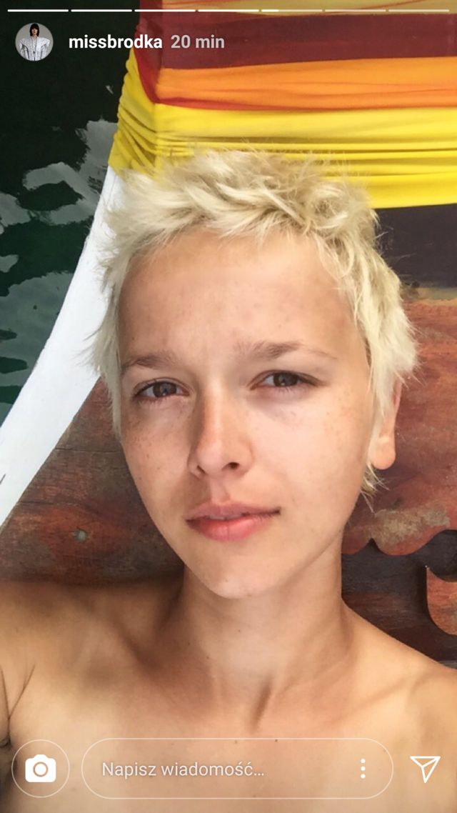 Monika Brodka została blondynką (Instagram)