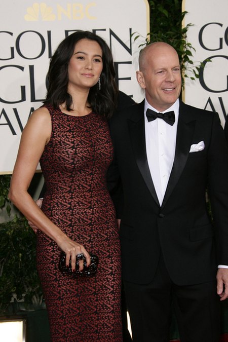 Bruce Willis ze swoją 5-tygodniową córeczką (FOTO)