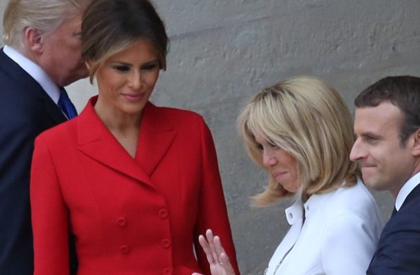 Spotkanie Trumpów i Macronów – jak wyglądały Pierwsze Damy?