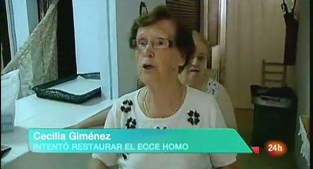 Kobieta która zniszczyła fresk z Jezusem żąda tantiemów