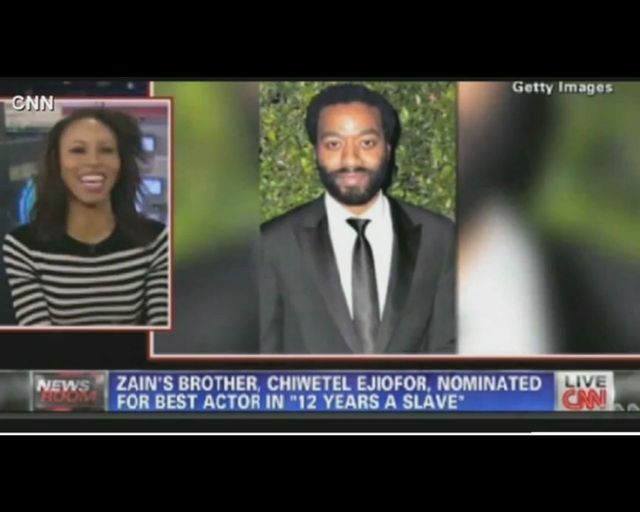 Siostra nominowanego do Oskara Chiwetela Ejiofora płacze Siostra nominowanego do Oskara Chiwetela Ejiofora płacze