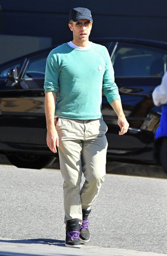 Chris Martin z córką na lunchu (FOTO)