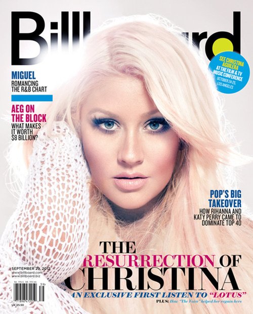 Christina Aguilera na okładce Billboard (FOTO)