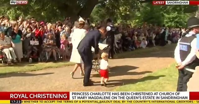 Księżniczka Charlotte została ochrzczona (FOTO+VIDEO)