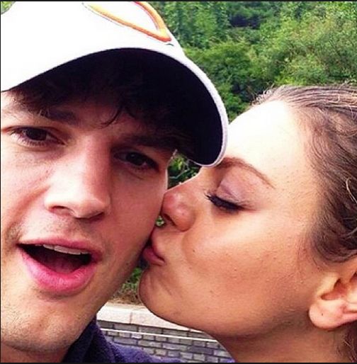 Mila i Ashton Kutcher przyłapani podczas miesiąca miodowego Mila i Ashton Kutcher przyłapani podczas miesiąca miodowego