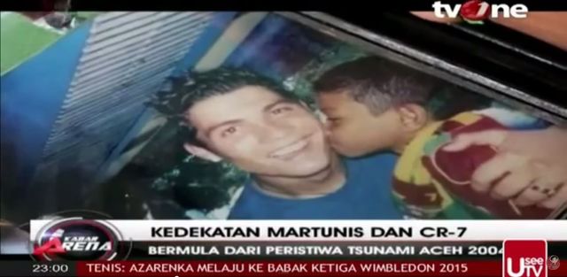 Wow! Cristiano Ronaldo ocalił go po tsunami. Teraz... VIDEO