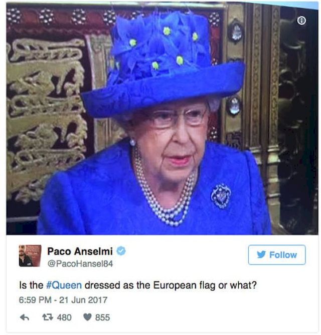 Królowa Elżbieta wywołała ogromne poruszenie swoją kreacją!