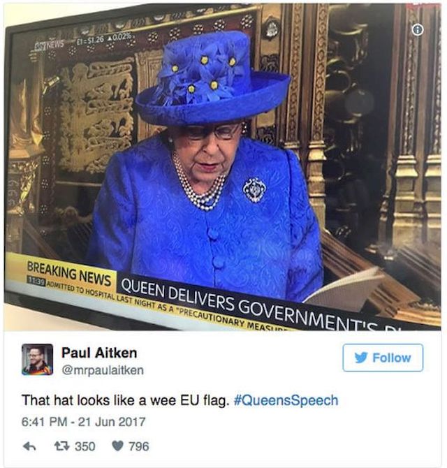 Królowa Elżbieta wywołała ogromne poruszenie swoją kreacją!