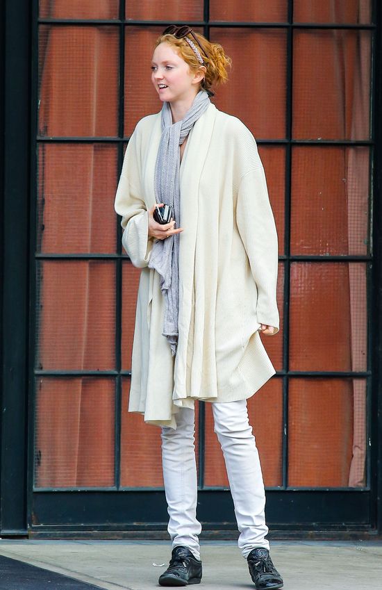 Lily Cole bez makijażu