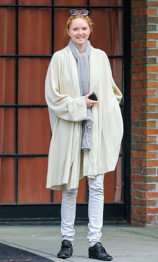 Lily Cole bez makijażu