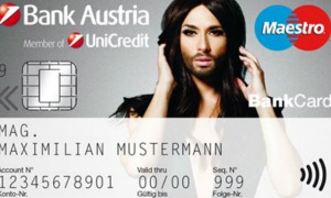 Conchita Wurst została twarzą banku