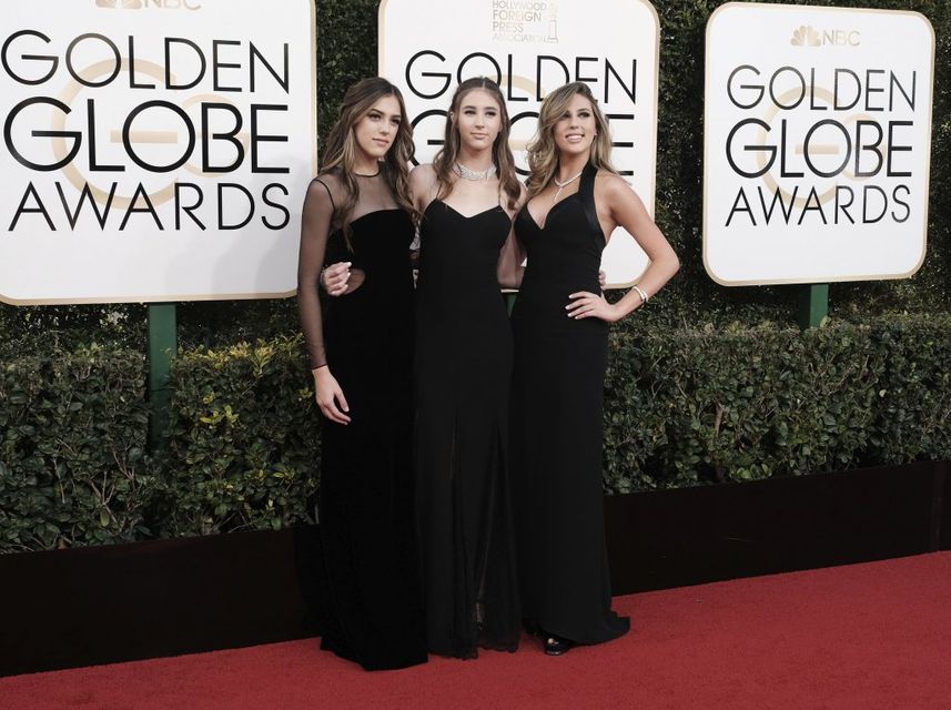 Córki Sylvestra Stallone na czerwonym dywanie podczas gali Złotych Globów (FOTO)