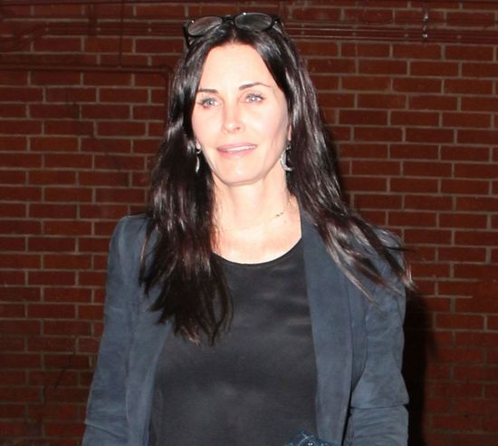 Courtney Cox bez makijażu